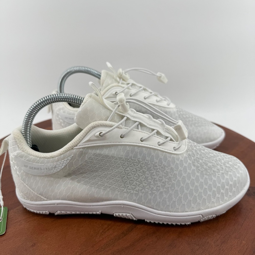 Hike Footwear HF Series Flow Sneaker White Barefoot Minimalist Women US 8-8.5